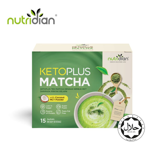 Nutridian KetoPlus Series | Coffee, Dark Cocoa & Matcha | Coconut MCT Powder | Bulletproof Drink | Keto Drink