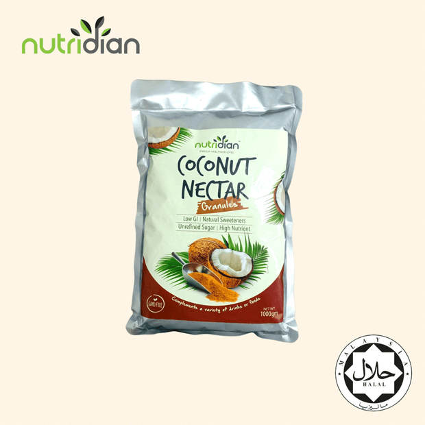 Nutridian Coconut Nectar Sugar Granules