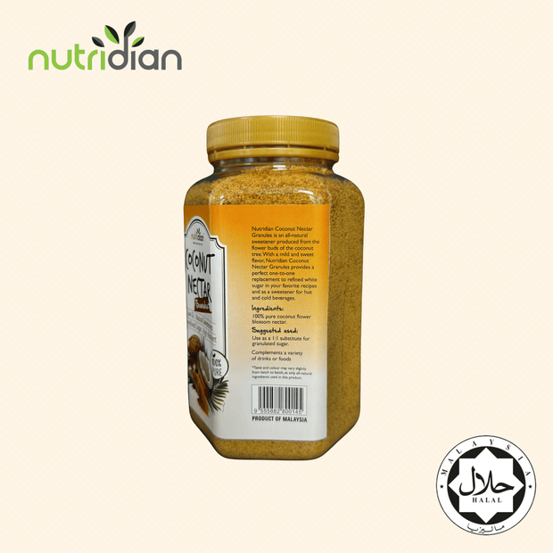 Nutridian Coconut Nectar Sugar Granules