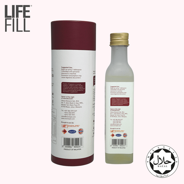 LifeFill C8 Tocotrienols | 3x more ketones | Contains Anti-oxidant properties | Fat burning fuel | Suitable for Keto Diet | Free Shipping