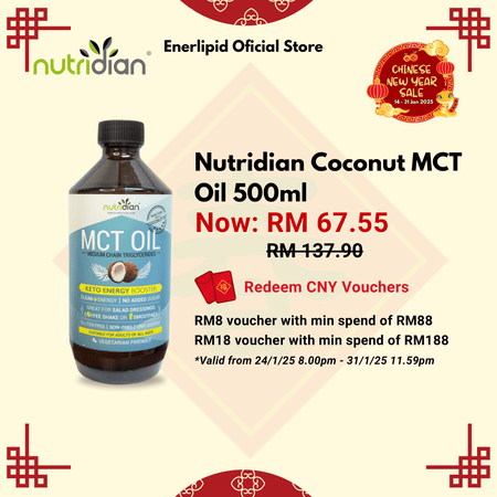 Nutridian Coconut MCT Oil 500ml