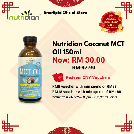 Nutridian Coconut MCT Oil 150ml