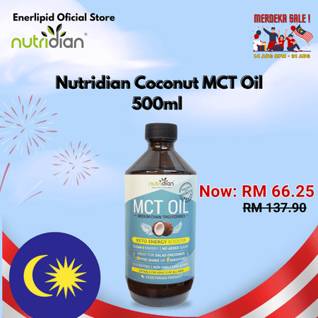 Nutridian Coconut MCT Oil 500ml