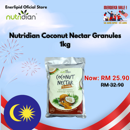 Nutridian Coconut Nectar Sugar Granules